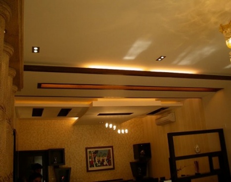 схема монтажа потолка из гипсокартона