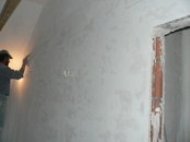 одноуровневый потолок из гипсокартона Фото