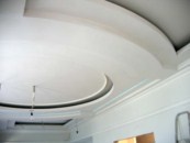 монтаж одноуровневого потолка из гипсокартона
