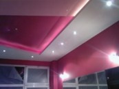 двухуровневые подвесные потолки из гипсокартона